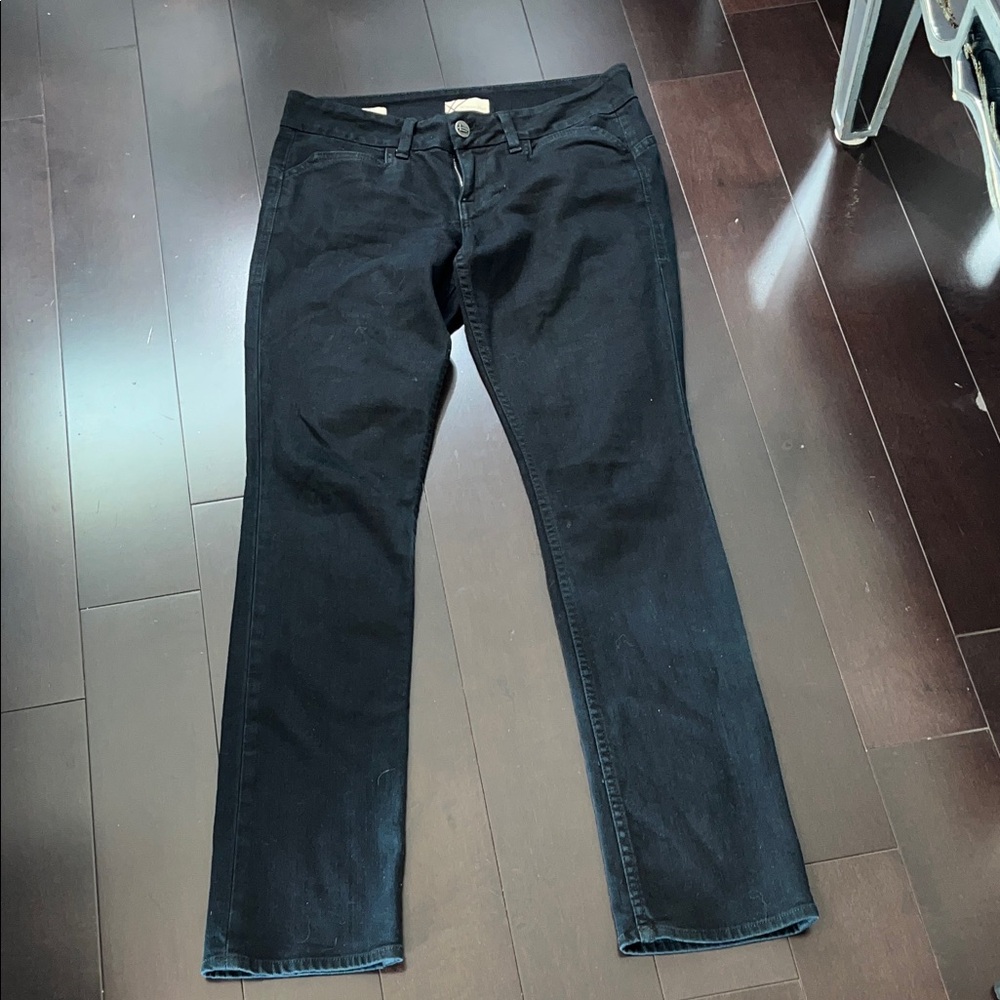 William Rast Women's Black Straight Leg Jeans